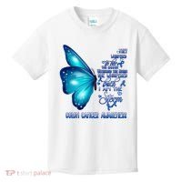 I Am The Storm Colon Cancer Awareness Butterfly Kids T-Shirt thumb 0