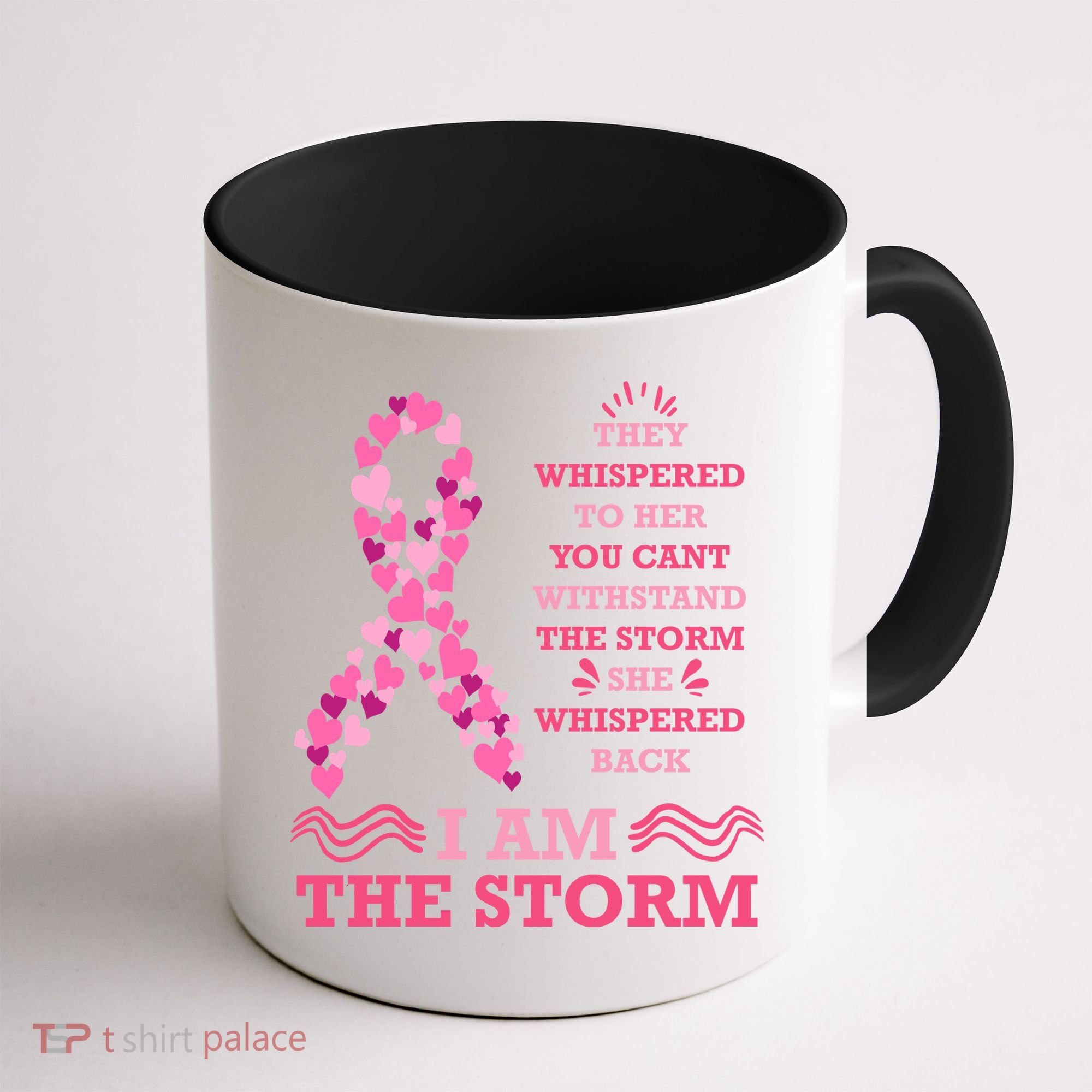 I Am The Storm Breast Cancer Ribbon Coffee Mug