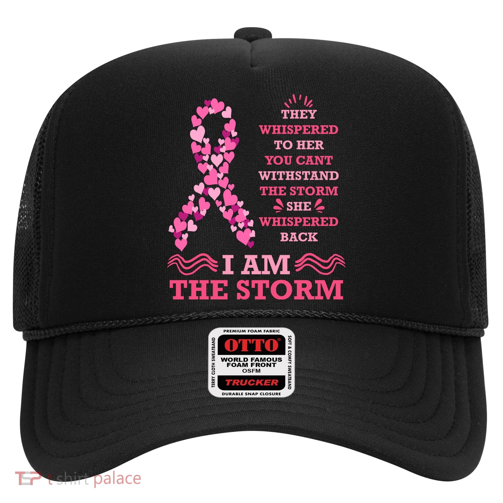 I Am The Storm Breast Cancer Ribbon Hat