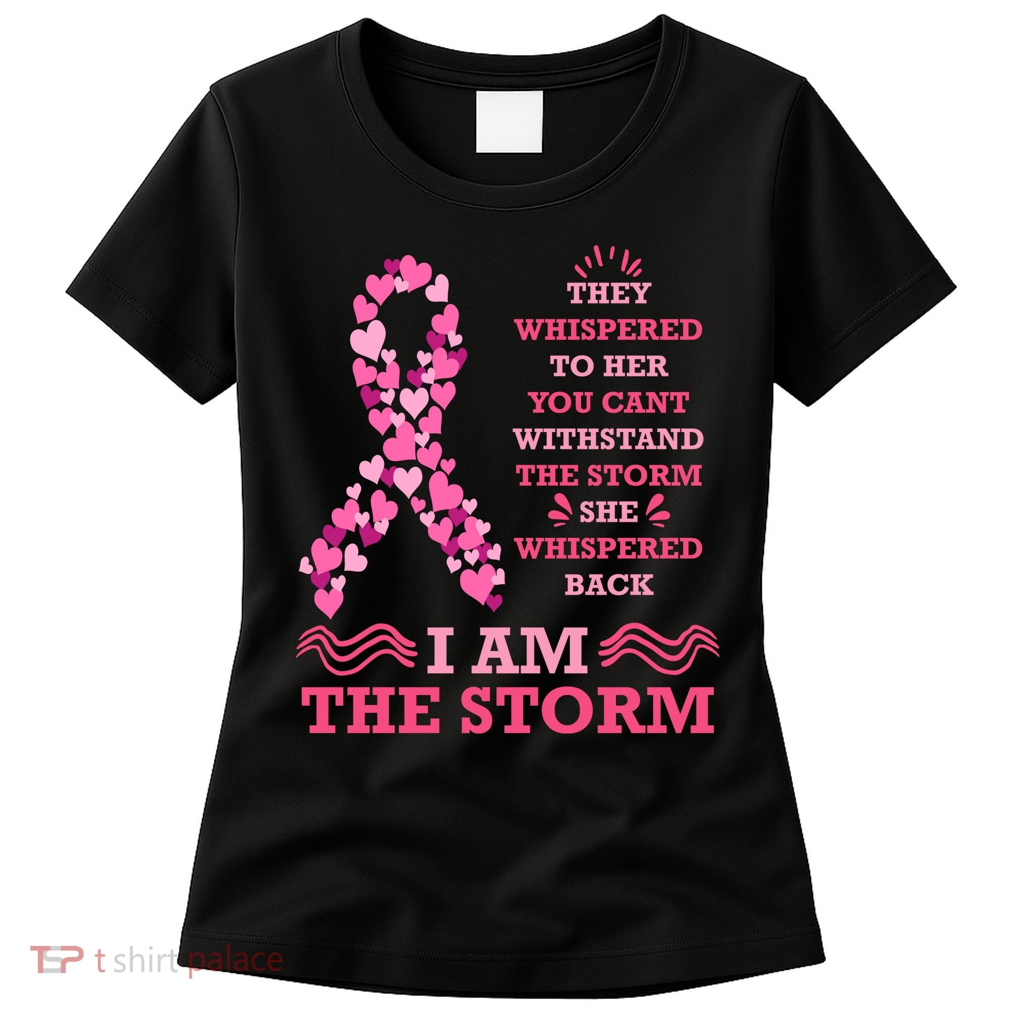 I Am The Storm Breast Cancer Ribbon Women's T-Shirt