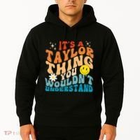 It's A T.aylor Thing You Wouldn't Understand Retro Groovy Hoodie thumb 2