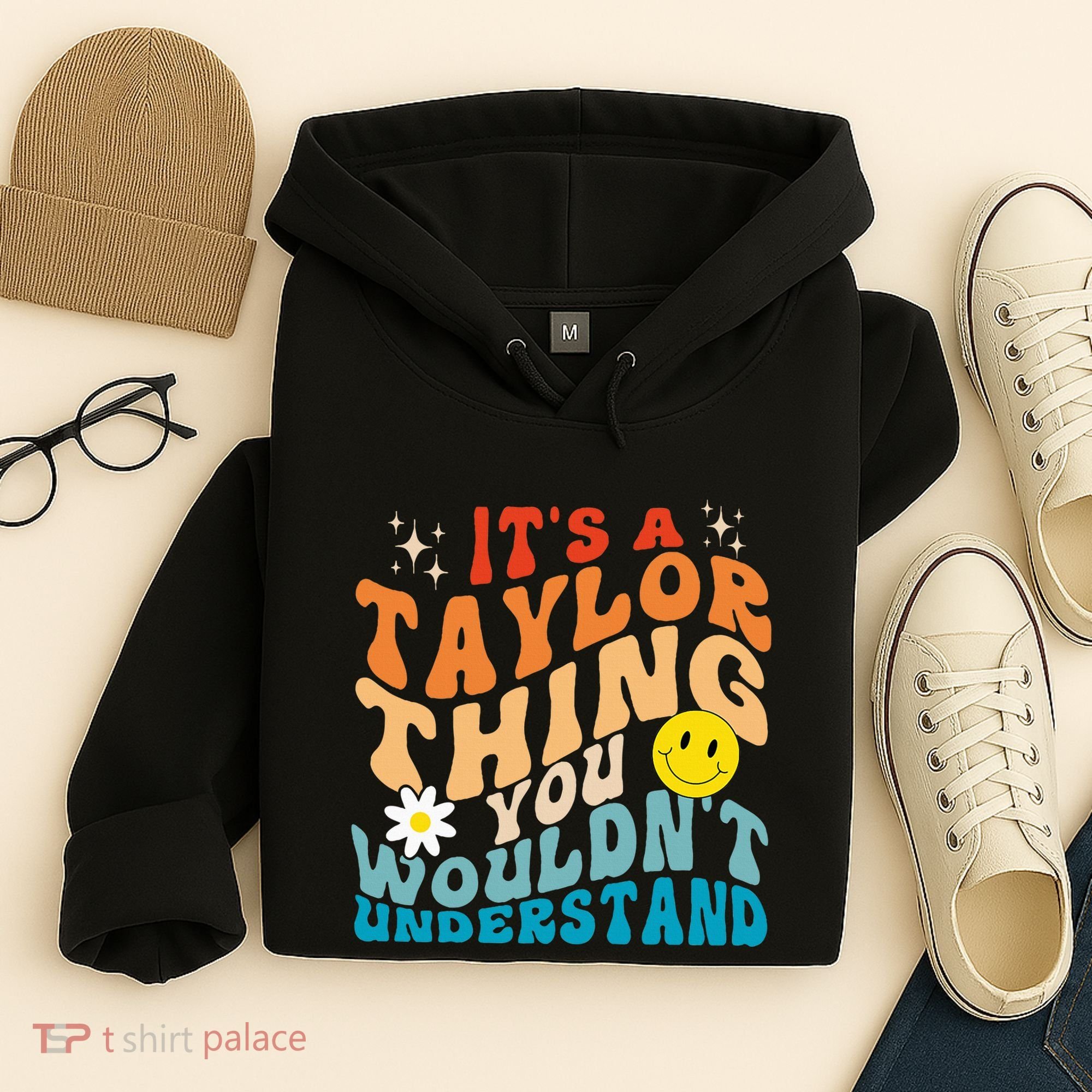 It's A T.aylor Thing You Wouldn't Understand Retro Groovy Hoodie