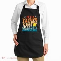 It's A T.aylor Thing You Wouldn't Understand Retro Groovy Apron thumb 2