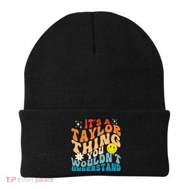 It's A T.aylor Thing You Wouldn't Understand Retro Groovy Beanie