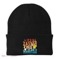 It's A T.aylor Thing You Wouldn't Understand Retro Groovy Beanie thumb 0