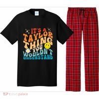 It's A T.aylor Thing You Wouldn't Understand Retro Groovy Pajama Set thumb 0