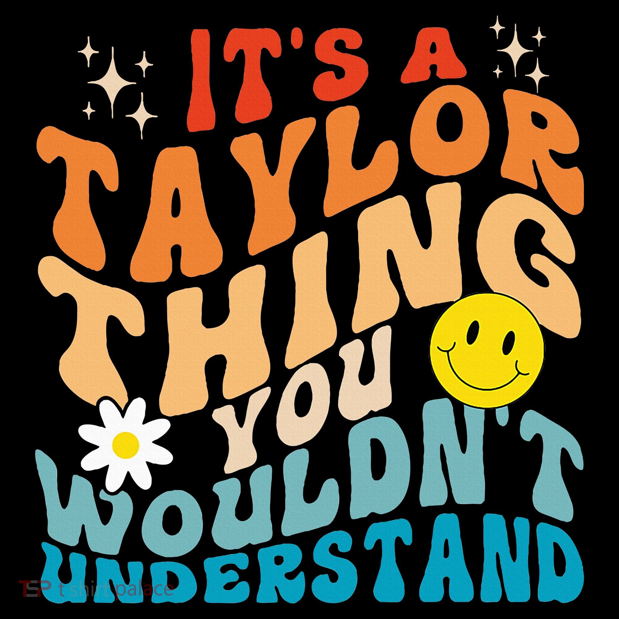 It's A T.aylor Thing You Wouldn't Understand Retro Groovy Women's Hoodie