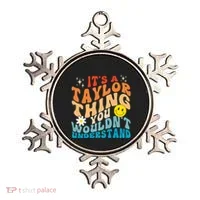 It's A T.aylor Thing You Wouldn't Understand Retro Groovy Ornament thumb 0