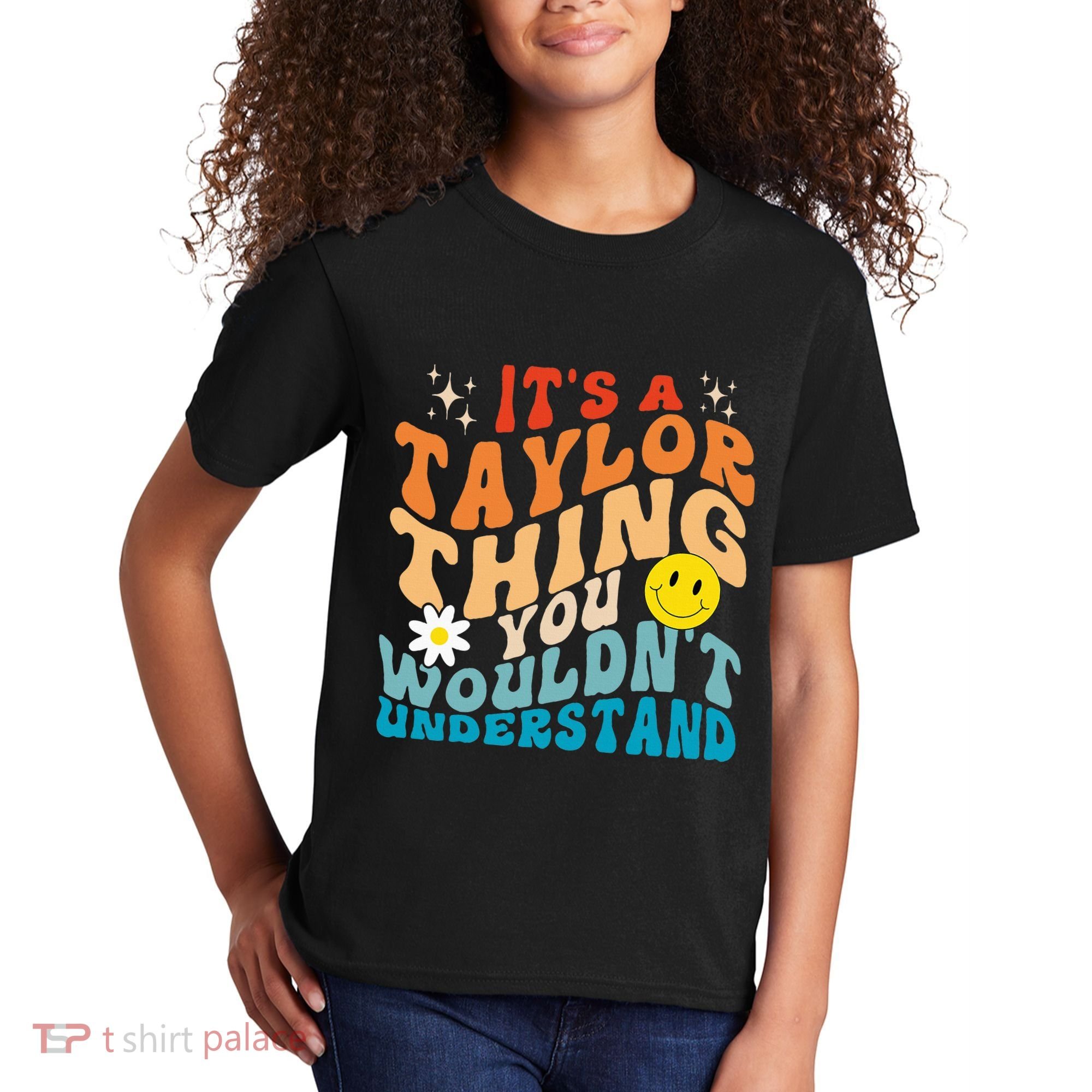 It's A T.aylor Thing You Wouldn't Understand Retro Groovy Kids T-Shirt