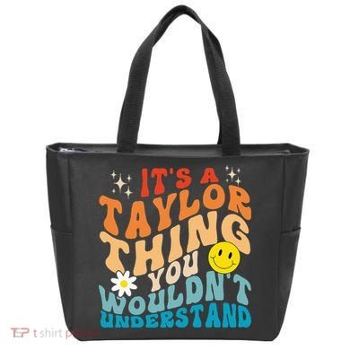 It's A T.aylor Thing You Wouldn't Understand Retro Groovy Tote Bag