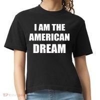 I Am The American Dream Comfort Colors Boxy T-Shirt thumb 0