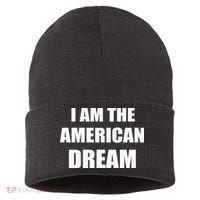 I Am The American Dream Sustainable Knit Beanie thumb 0