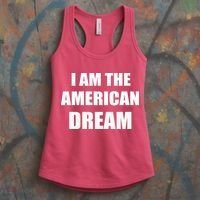 I Am The American Dream Women's Tank Top thumb 3