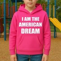 I Am The American Dream Kids Hoodie thumb 2