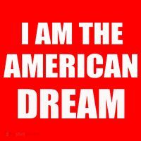 I Am The American Dream Santa Hat thumb 1