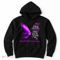 I am the storm Domestic Violence Awareness Butterfly Hoodie thumb 0