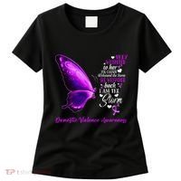 I am the storm Domestic Violence Awareness Butterfly Women's T-Shirt thumb 0