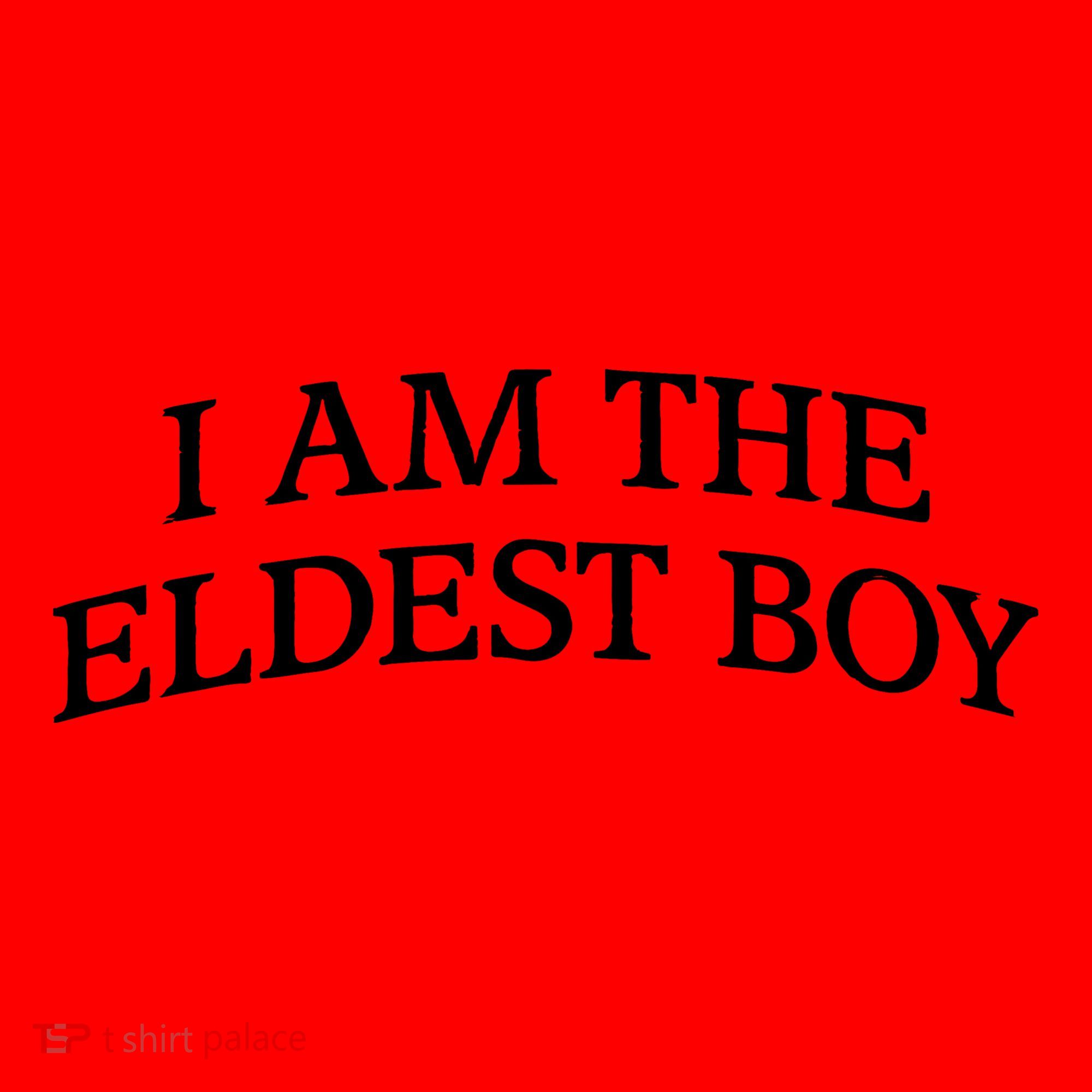 I Am The Eldest Boy Funny Saying Santa Hat