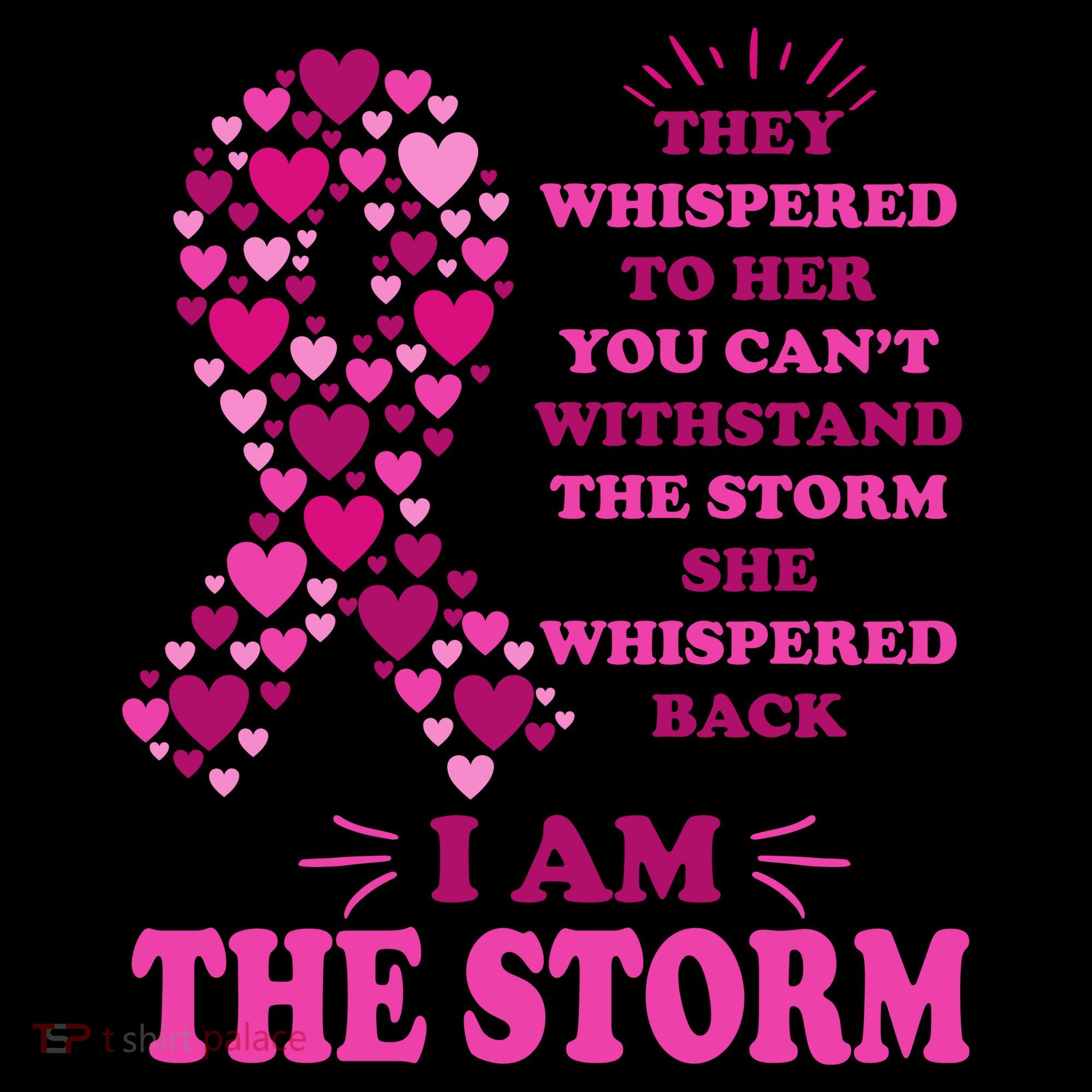 I Am The Storm Quote Breast Cancer Awareness Coffee Mug