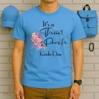 It's A Throat Punch Kinda Day Flowers Fun Sarcastic Quote Gift T-Shirt thumb 5