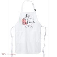 It's A Throat Punch Kinda Day Flowers Fun Sarcastic Quote Gift Apron thumb 0