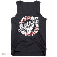 I Am The Warranty, Car Lover Tank Top thumb 0