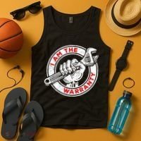 I Am The Warranty, Car Lover Tank Top thumb 4