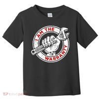 I Am The Warranty, Car Lover Toddler T-Shirt thumb 0