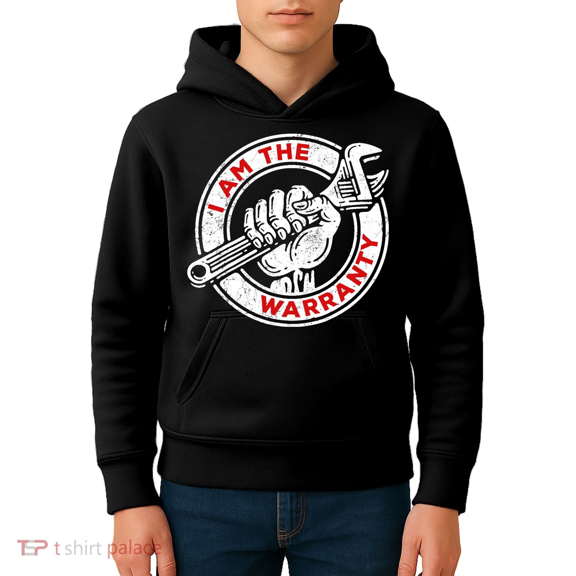 I Am The Warranty, Car Lover Kids Hoodie