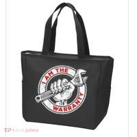 I Am The Warranty, Car Lover Tote Bag thumb 3