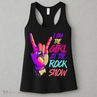 I Am The Girl At The R.O.C.K Show Retro Rock Music Women's Tank Top thumb 3