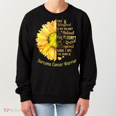 I Am The Storm Sarcoma Cancer Warrior Gift Women's Sweatshirt