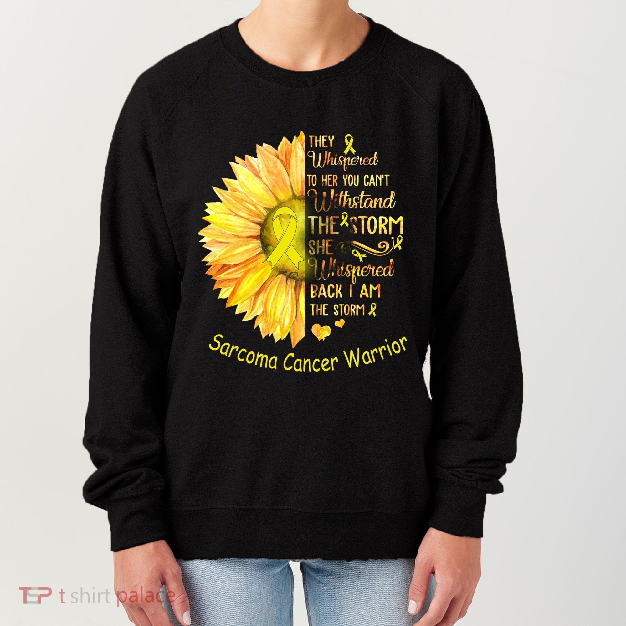 I Am The Storm Sarcoma Cancer Warrior Gift Women's Sweatshirt