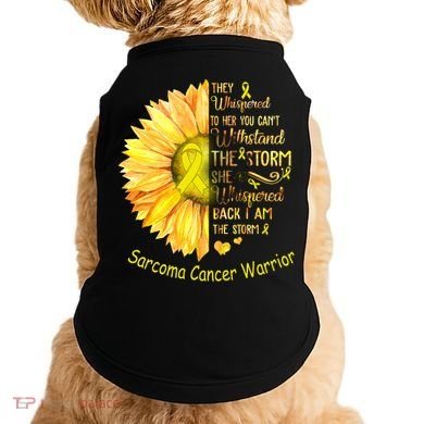 I Am The Storm Sarcoma Cancer Warrior Gift Doggie Tank
