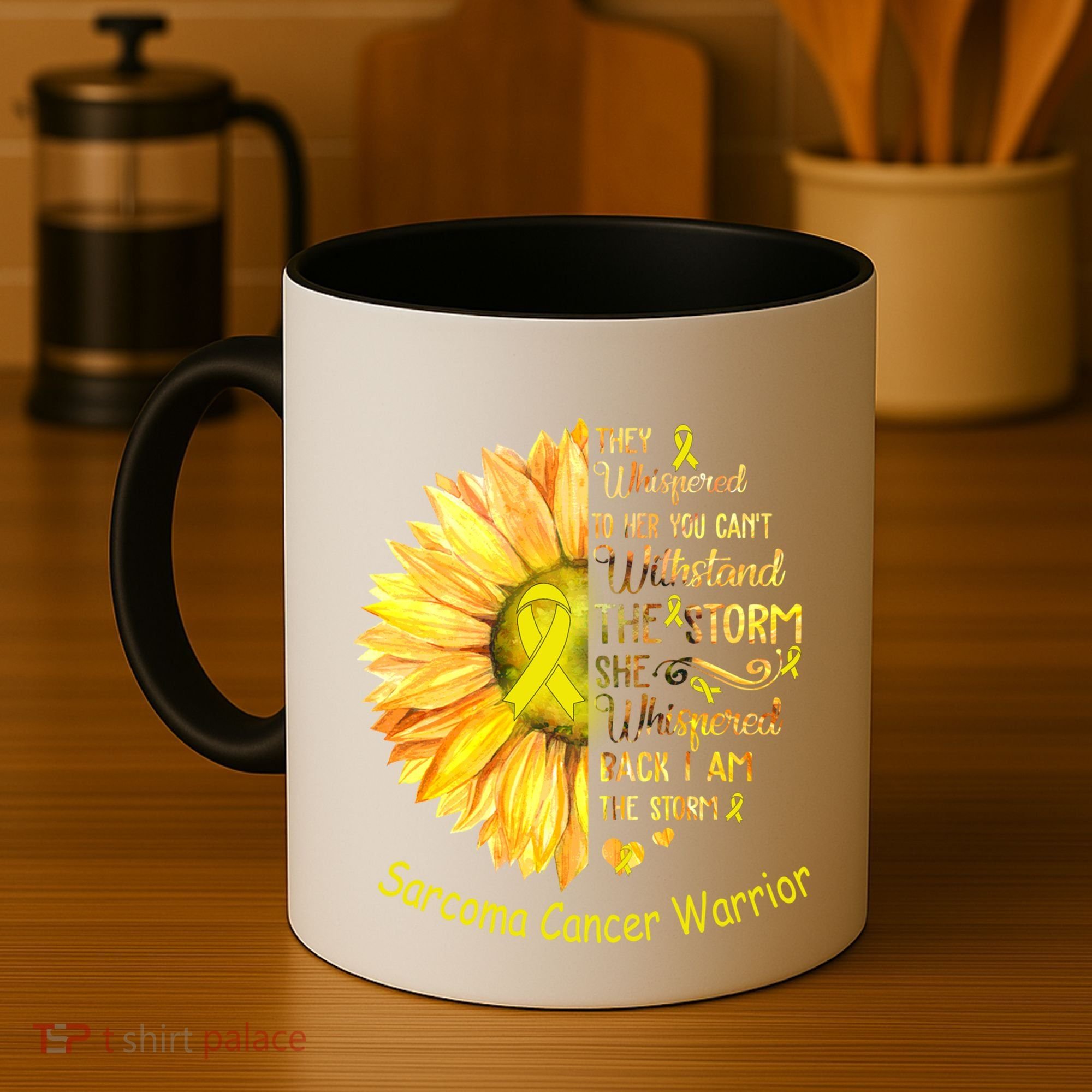 I Am The Storm Sarcoma Cancer Warrior Gift Coffee Mug
