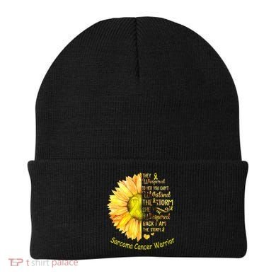 I Am The Storm Sarcoma Cancer Warrior Gift Beanie