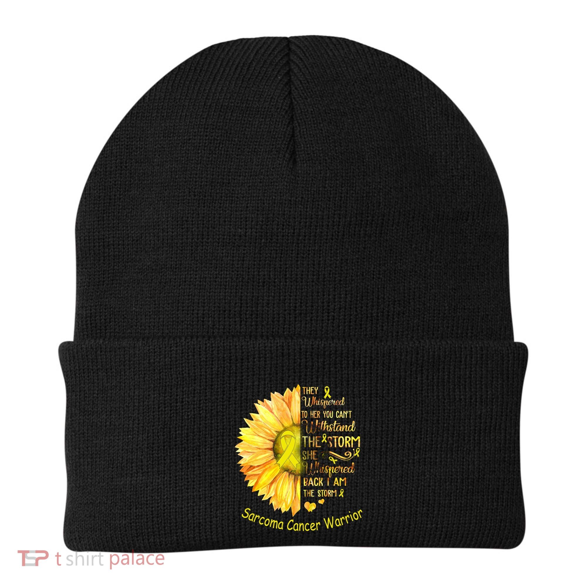 I Am The Storm Sarcoma Cancer Warrior Gift Beanie