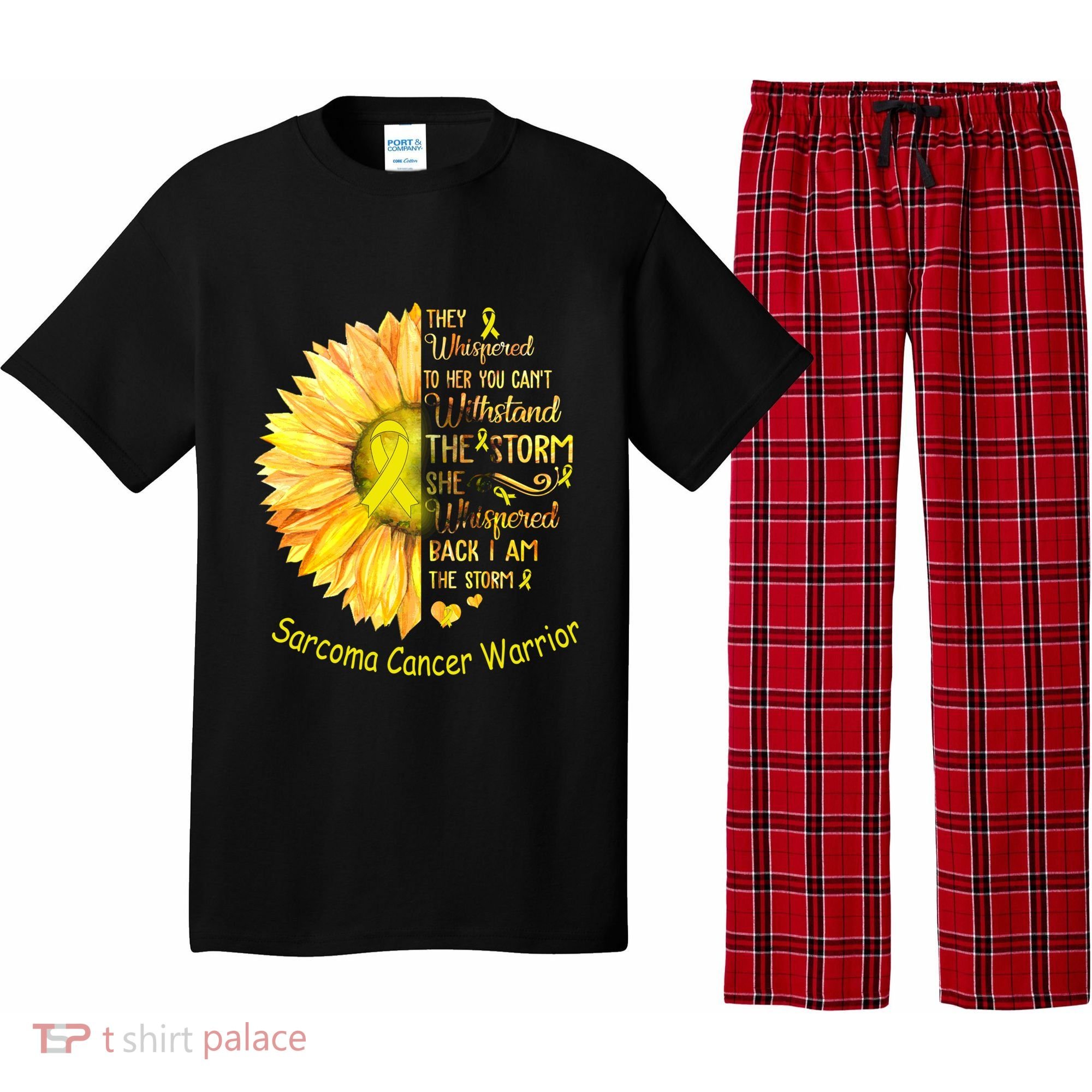 I Am The Storm Sarcoma Cancer Warrior Gift Pajama Set