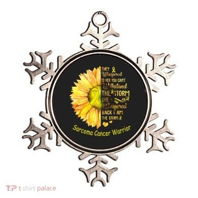 I Am The Storm Sarcoma Cancer Warrior Gift Ornament