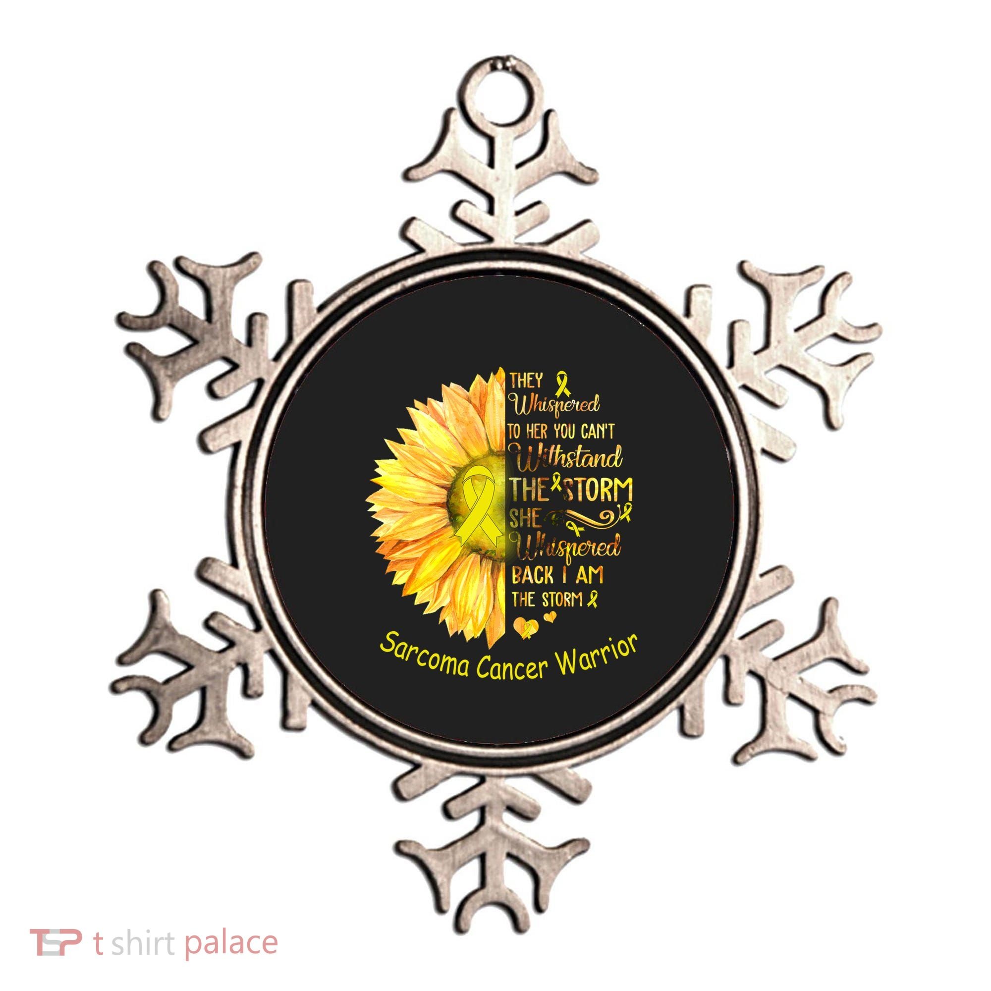 I Am The Storm Sarcoma Cancer Warrior Gift Ornament