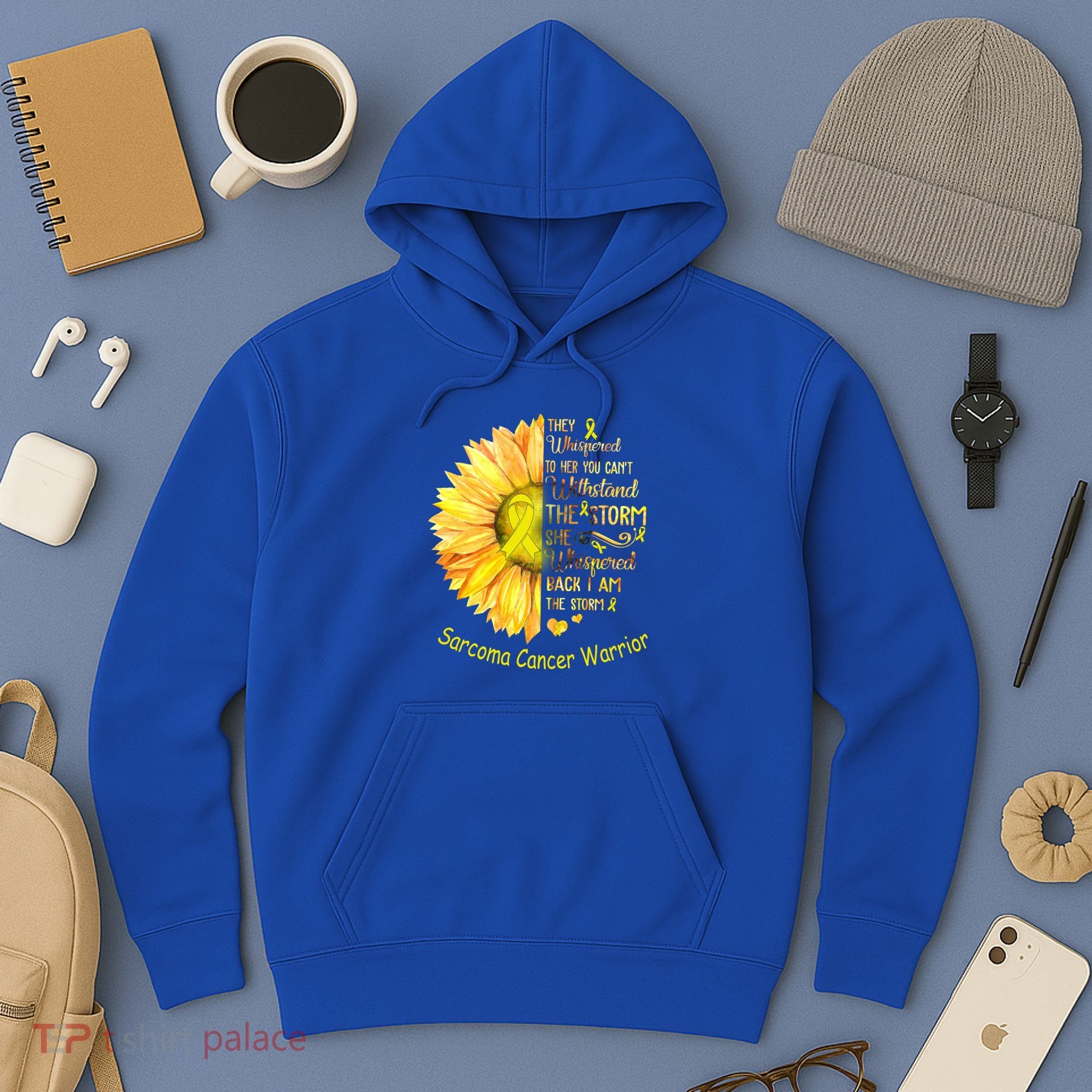 I Am The Storm Sarcoma Cancer Warrior Gift Hoodie