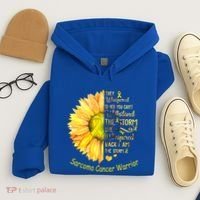 I Am The Storm Sarcoma Cancer Warrior Gift Hoodie thumb 4