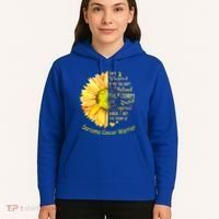 I Am The Storm Sarcoma Cancer Warrior Gift Hoodie thumb 5