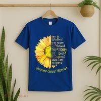 I Am The Storm Sarcoma Cancer Warrior Gift T-Shirt thumb 2