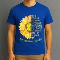 I Am The Storm Sarcoma Cancer Warrior Gift T-Shirt thumb 3
