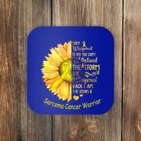 I Am The Storm Sarcoma Cancer Warrior Gift Coaster thumb 0
