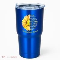 I Am The Storm Sarcoma Cancer Warrior Gift Tumbler thumb 0