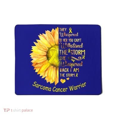 I Am The Storm Sarcoma Cancer Warrior Gift Mousepad