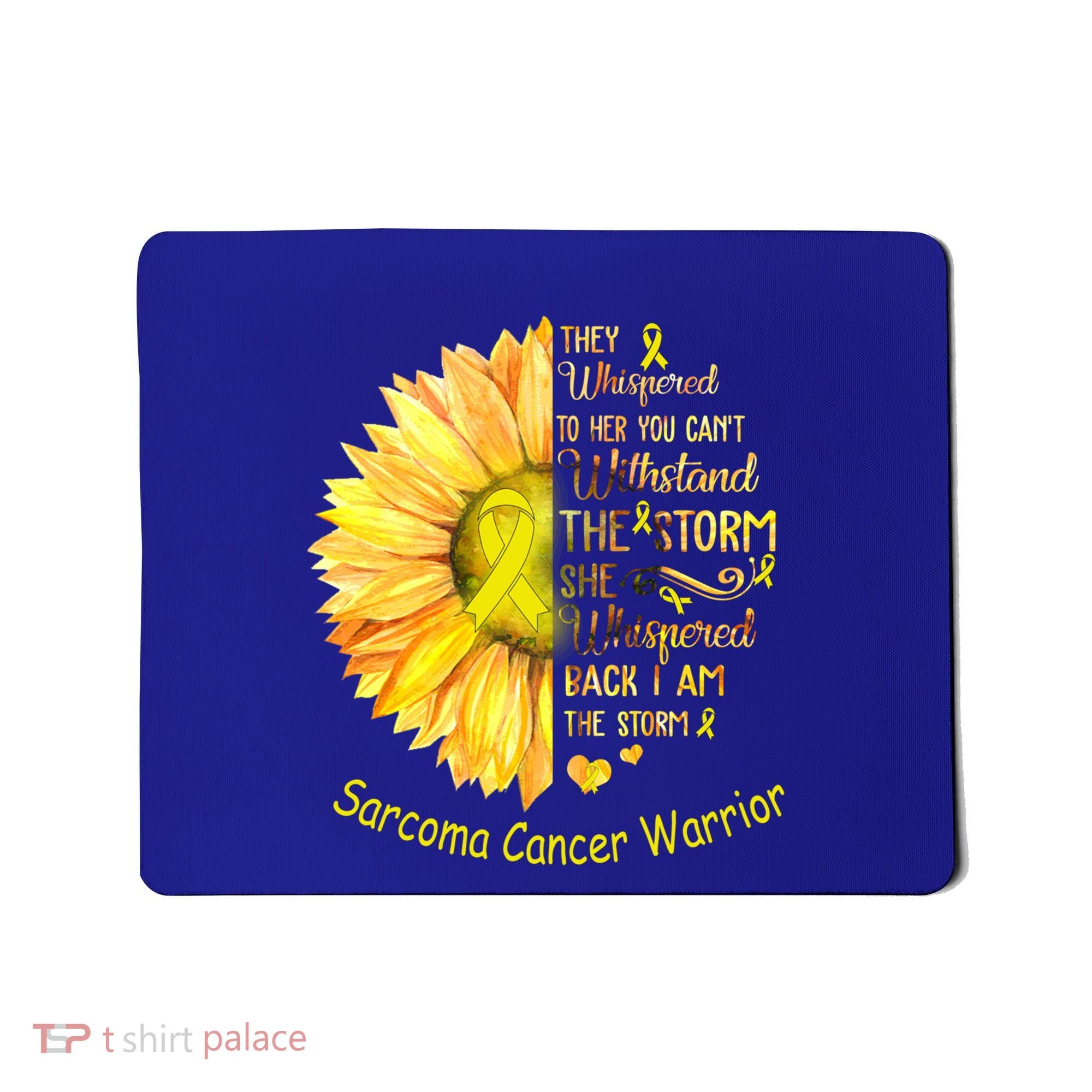 I Am The Storm Sarcoma Cancer Warrior Gift Mousepad