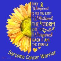 I Am The Storm Sarcoma Cancer Warrior Gift Mousepad thumb 1